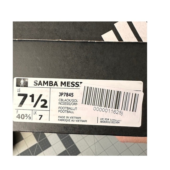 adidas NWB Samba Messi Inter Miami SZ 7.5 Mens Black Unisex Pink IH8158 Sneakers - Picture 10 of 12